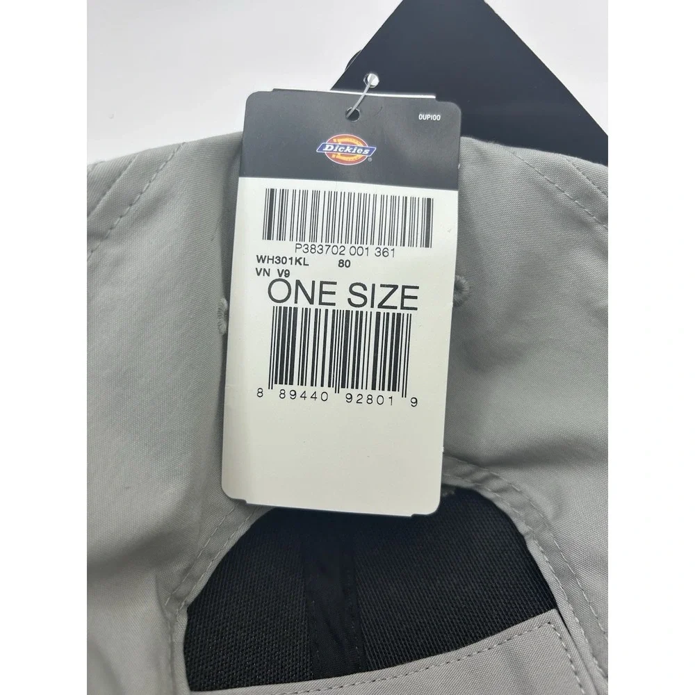 Dickies Temp-IQ Cooling Cap Nickel Gray Hat One Size Adjustable Unisex